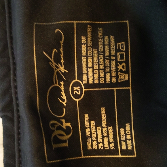 Black suddenly slim pants from QVC size 2X. - Picture 3 of 5